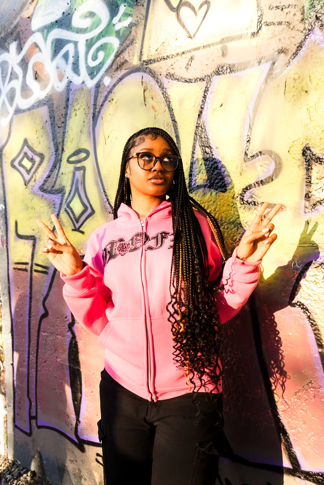 "Visions of a Villain" Jacket Pink