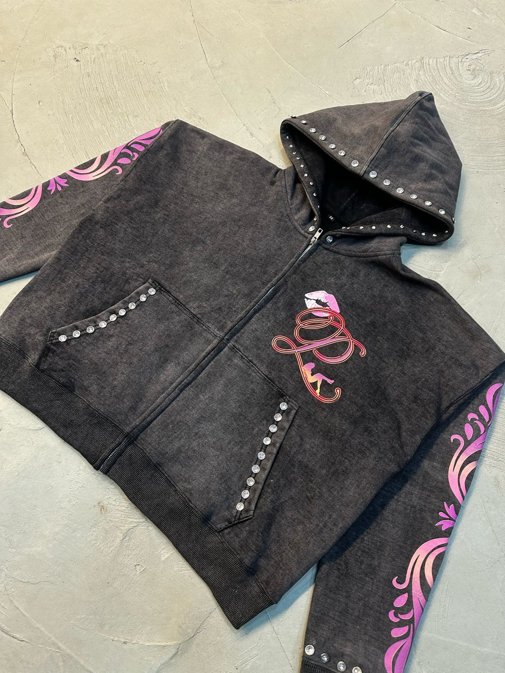 PARDON MY PLAYA JACKET (ACID WASH)