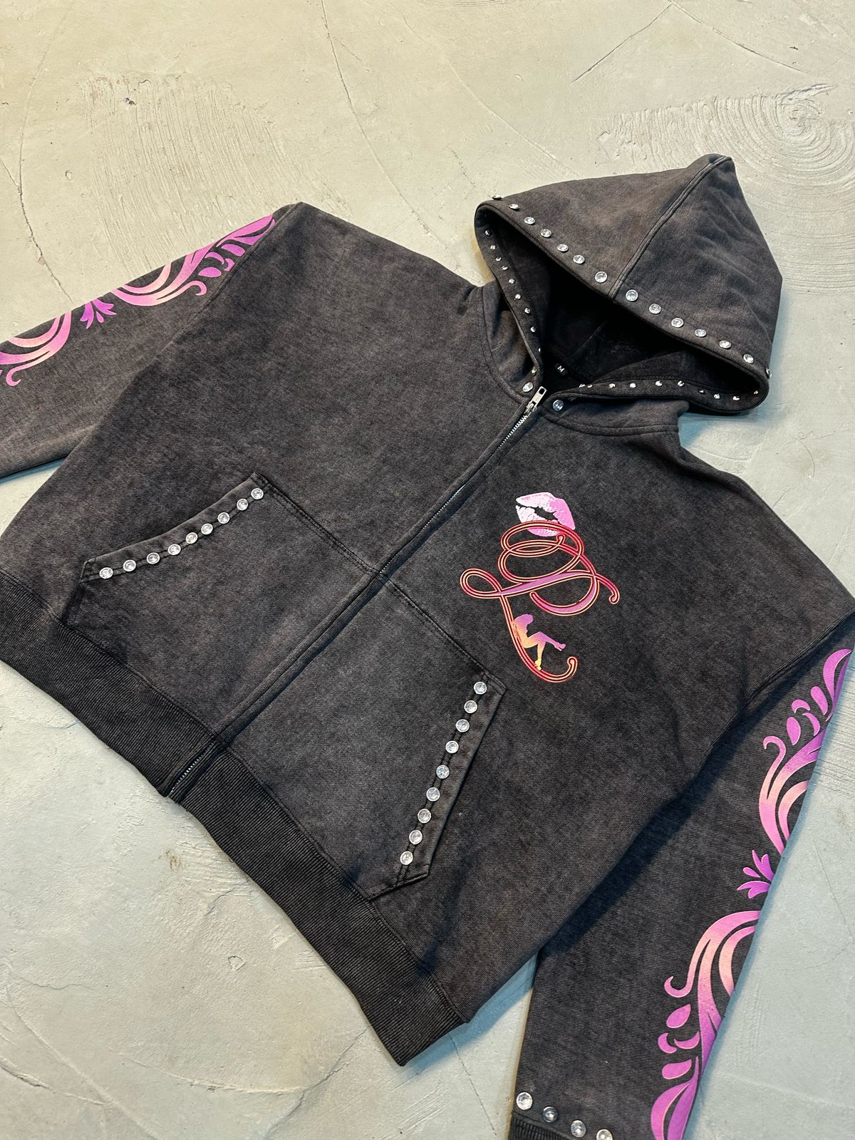 PARDON MY PLAYA JACKET (ACID WASH)