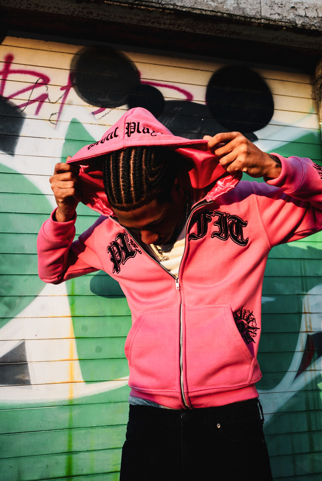 "Visions of a Villain" Jacket Pink