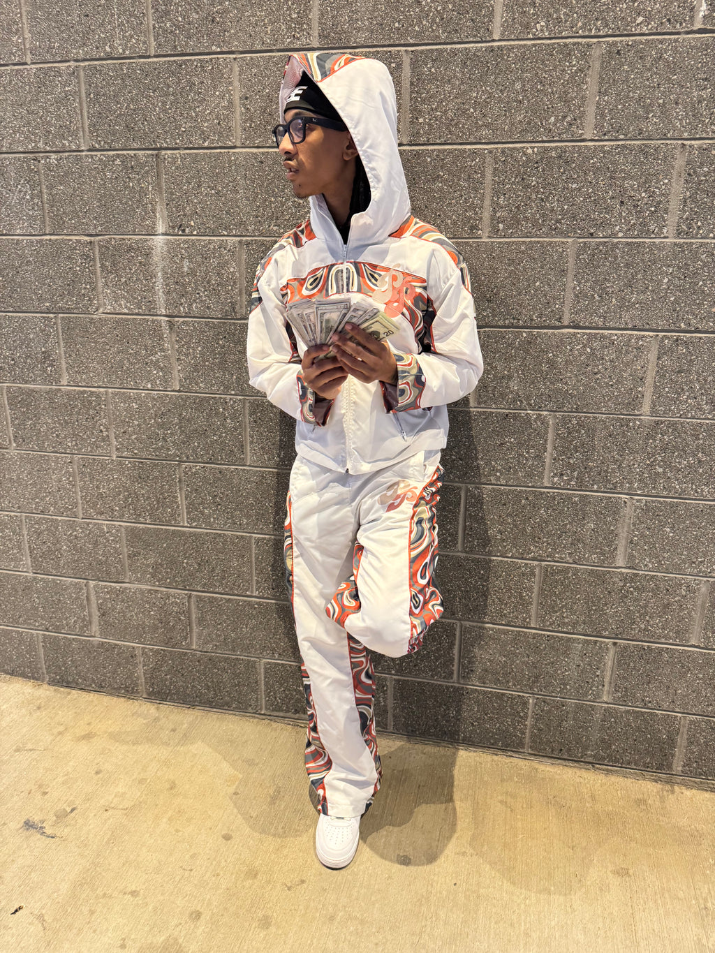 PROFIT PLAYAS ESSENTIAL TRACK SUIT  (WHITE)