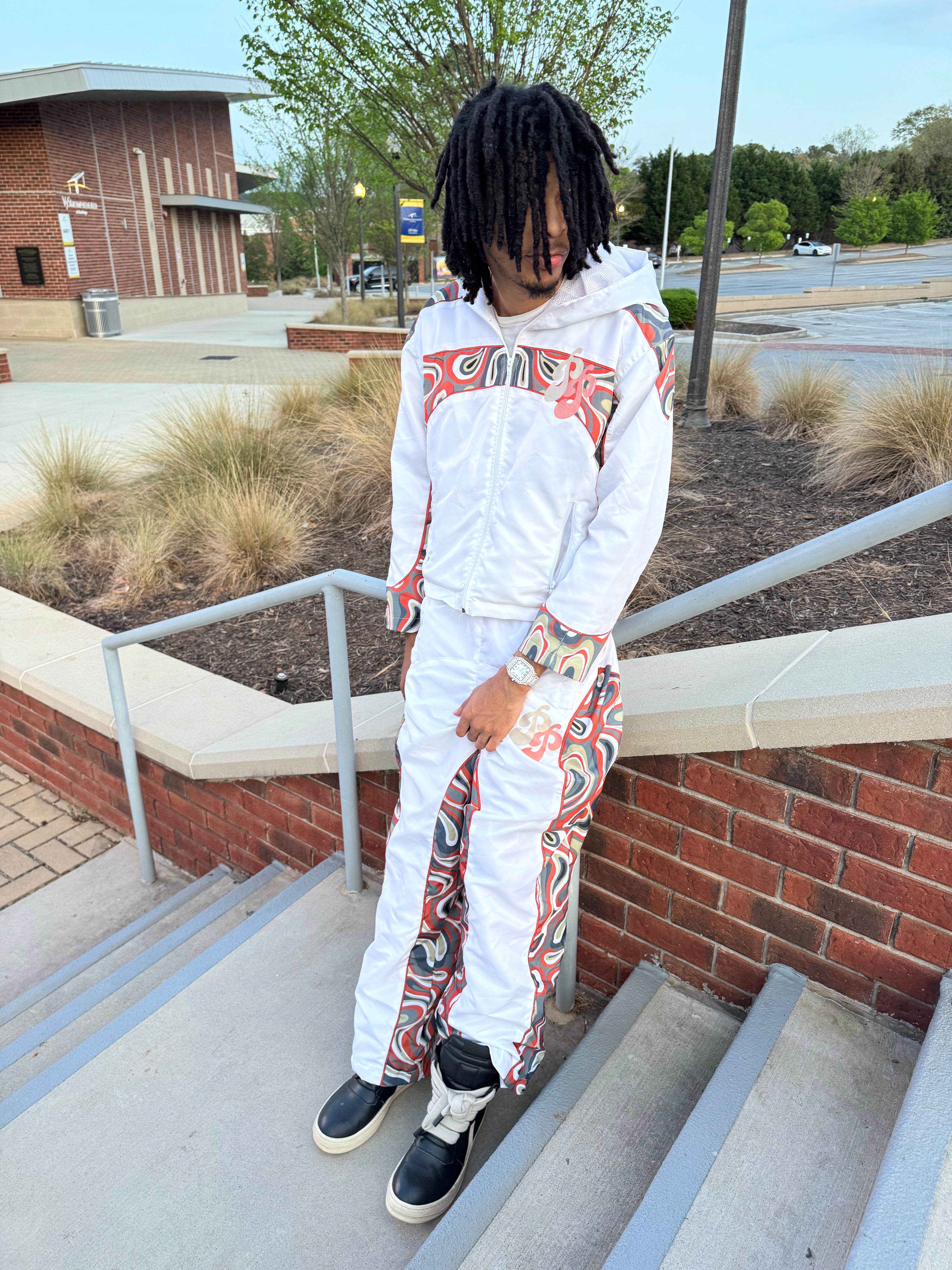 PROFIT PLAYAS ESSENTIAL TRACK SUIT  (WHITE)