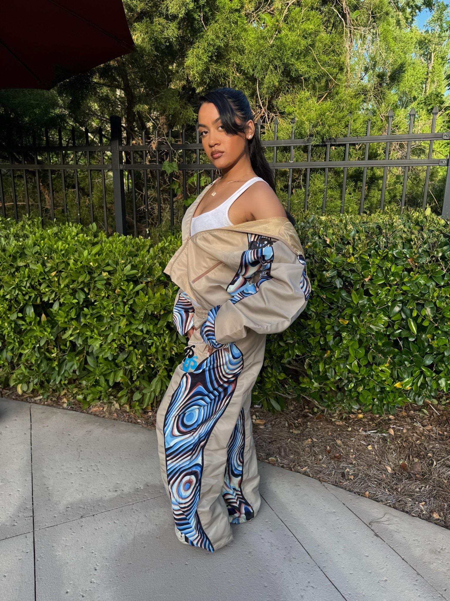 PROFIT PLAYAS ESSENTIAL TRACK SUIT  (BEIGE)