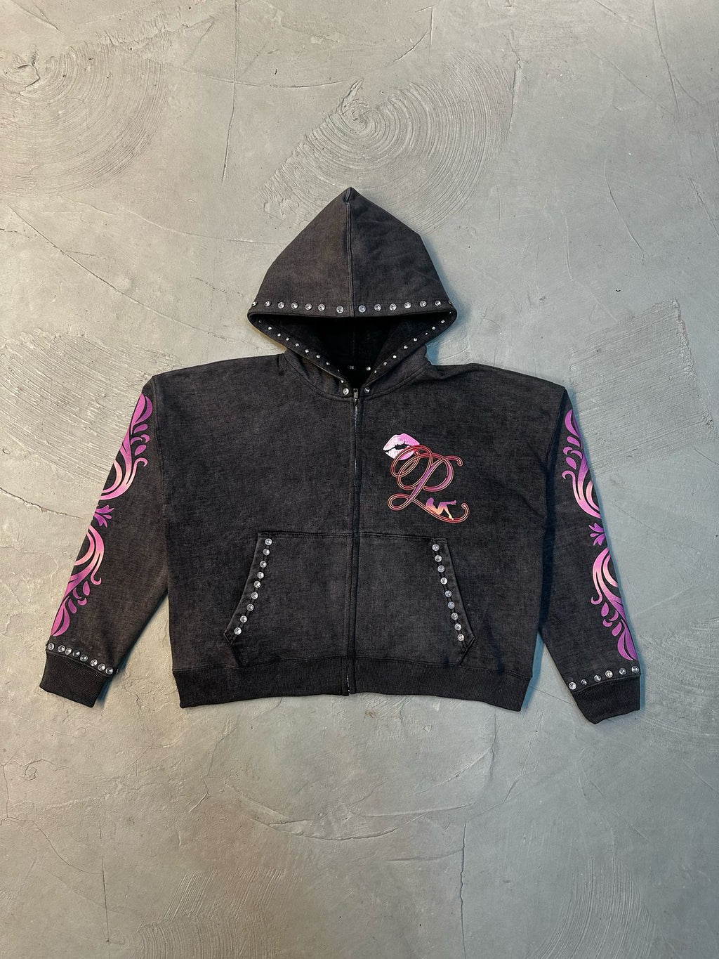 PARDON MY PLAYA JACKET (ACID WASH)